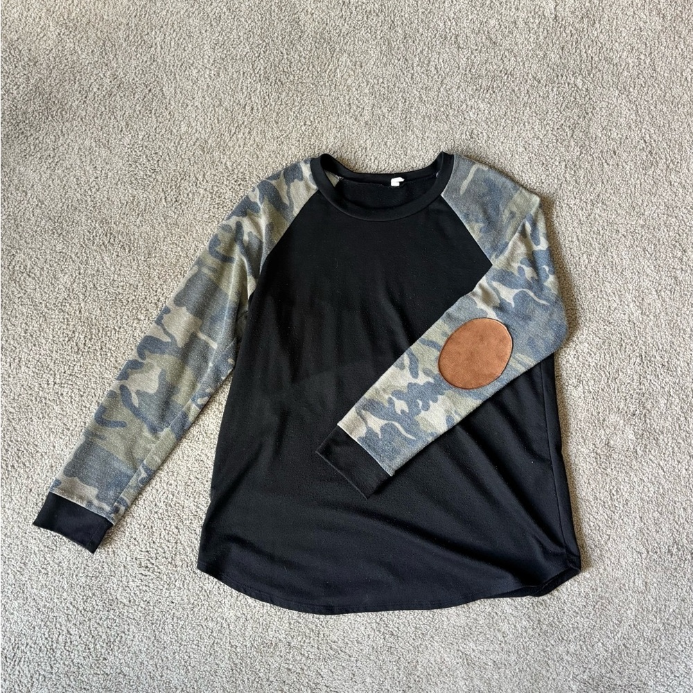 PinkBlush Black Long Sleeve Top - Picture 1 of 7
